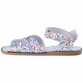 Toddler Girl's Floral Sandal In White Girls Sandals summer sale