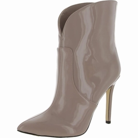 Tolate  Womens Patent Pointed Toe Booties Hot sale Womens Boots