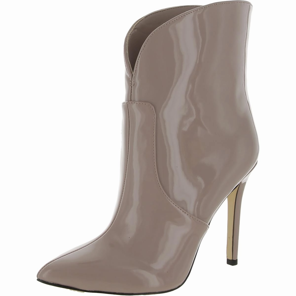 Tolate  Womens Patent Pointed Toe Booties Hot sale Womens Boots
