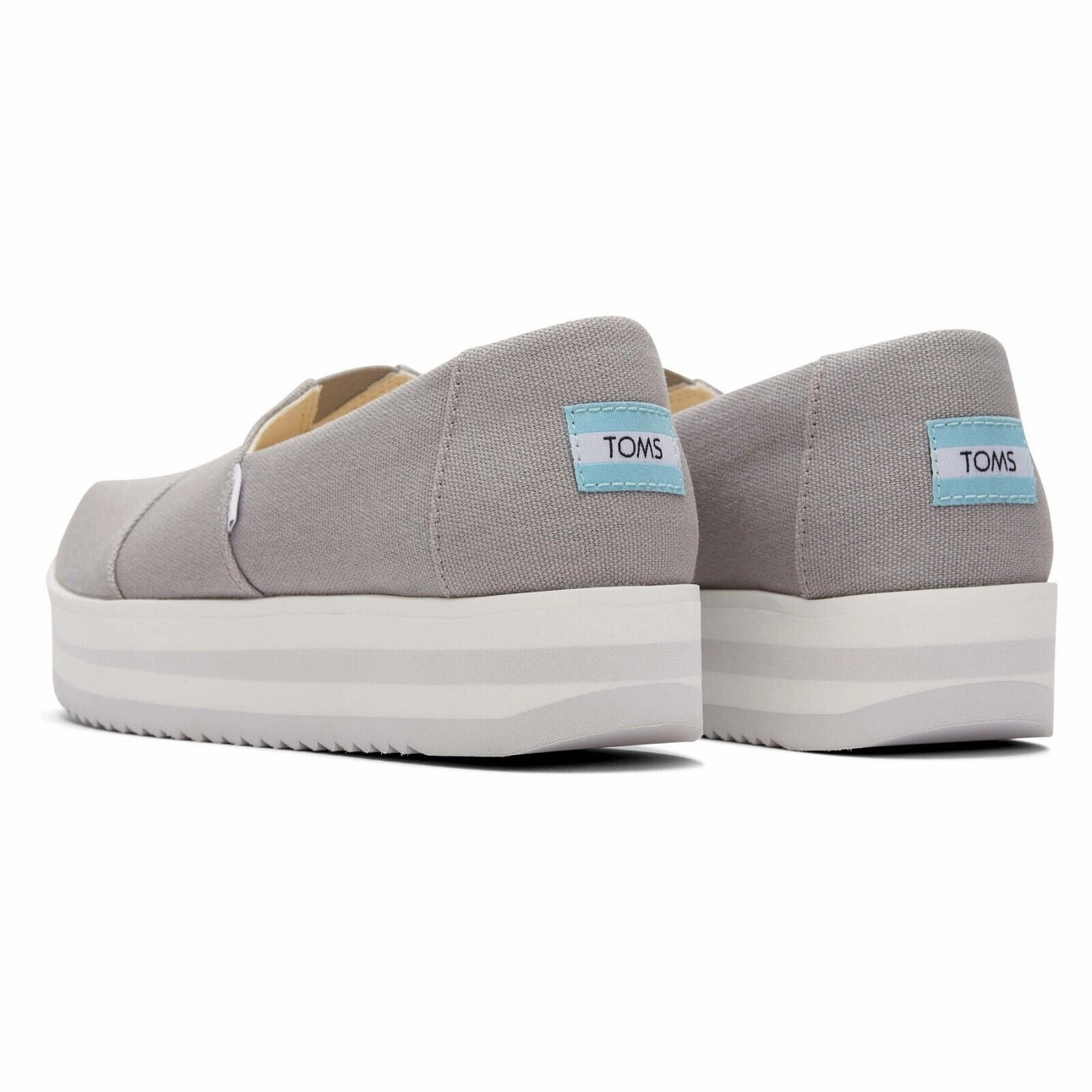 Toms Alpargata 10019694-020 Espadrilles Women's US 7 Gray Casual Shoes ZPO841 (Gray,7)