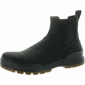 Track 25 Mens Mixed Media Leather Chelsea Boots Mens Chukka Boots outlet deals
