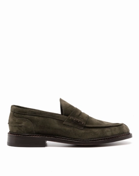Tricker's Adam suede penny loafers Mens Shoes online flash sale