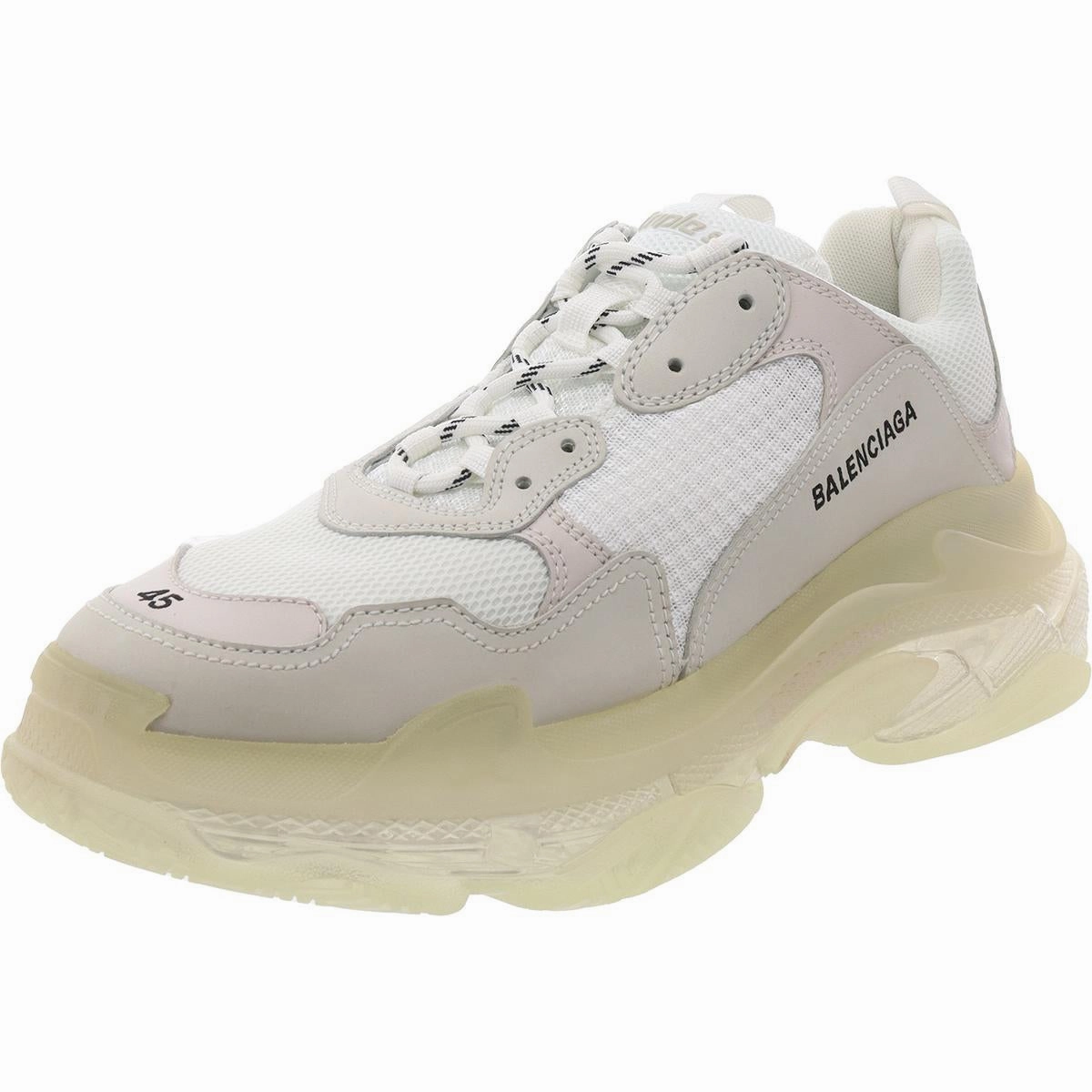 Triple S Mens Fitness Lifestyle Athletic and Training Shoes Cheap Mens Athletic Sneakers