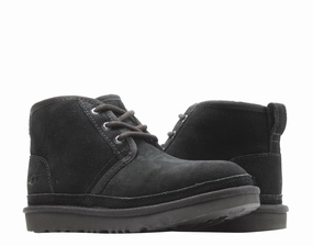 UGG Australia Neumel II Black Kids Chukka Boots 1017320K-BLK Discount Boys Footwear online