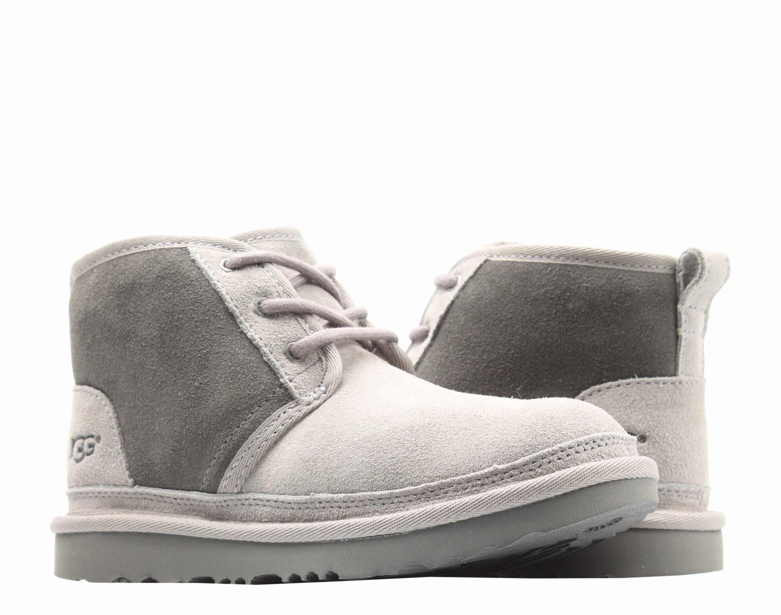 UGG Australia Neumel II Charcoal Grey Kids Chukka Boots 1017320K-CHRC Discount Boys Footwear online