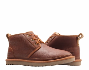 UGG Australia Neumel Leather Chestnut Men's Boot 1095350-CHE Buy Mens Chukkas online shop