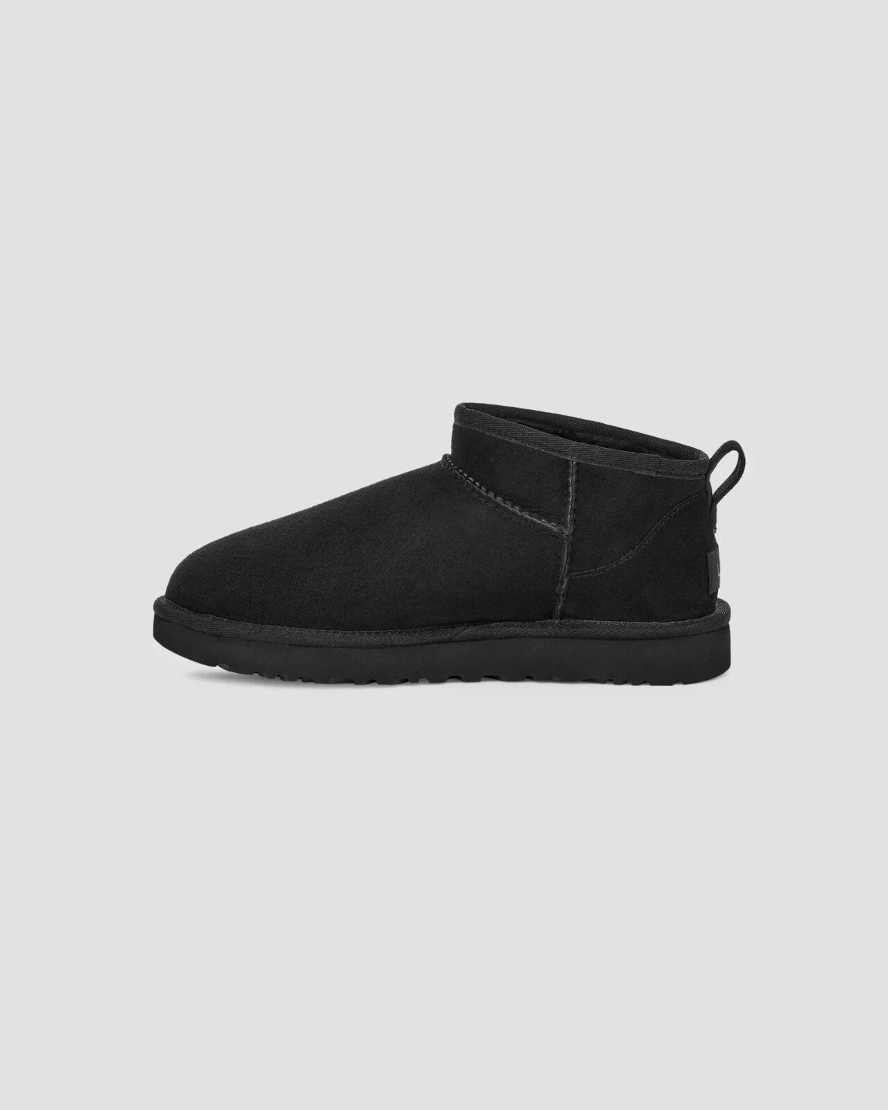 UGG Classic Ultra Mini 1116109-BLK Women's 8 Black Suede Sheepskin Boots KHD2428