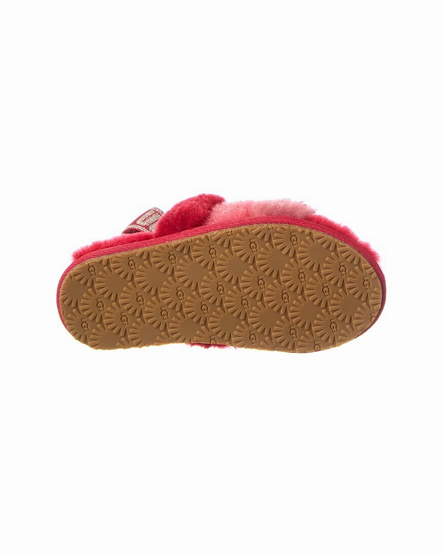 UGG Fluff Yeah Metallic Sparkle Slide