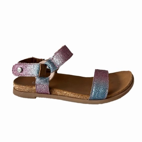 Ugg Girls Pink | Blue Sparkle Sandals Cheap Girls Footwear online