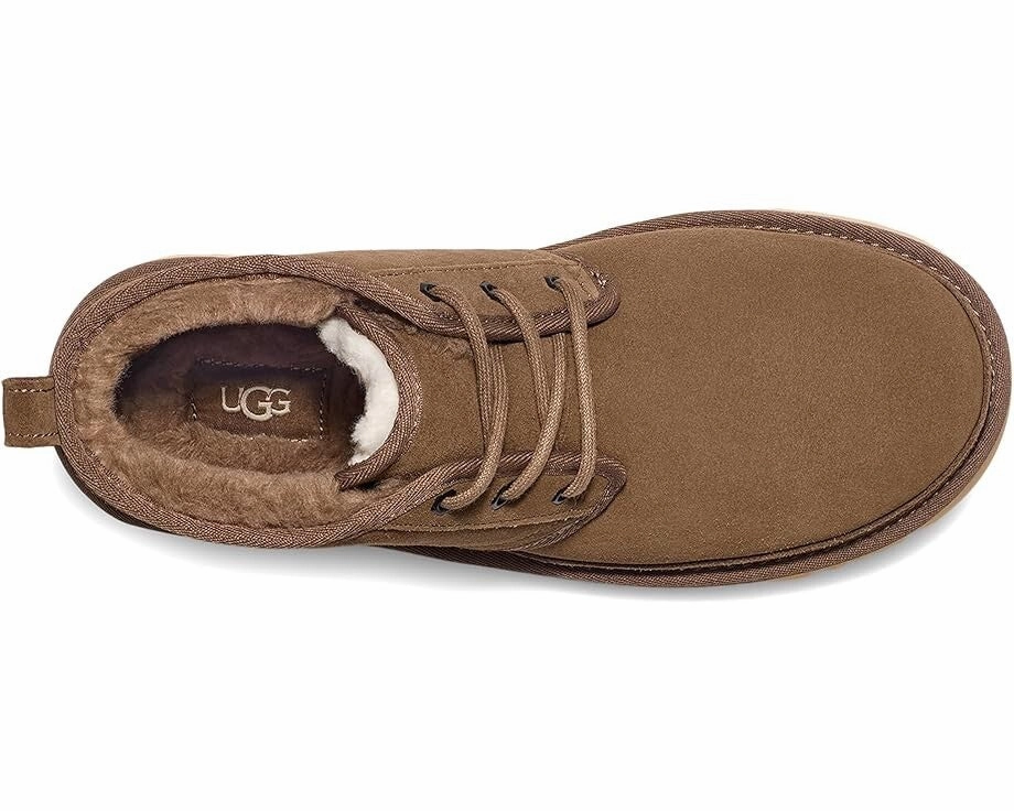 UGG Neumel 3236-HCK Chukka Boots Mens US 8 Brown Suede Wool Casual Shoes KHD1926