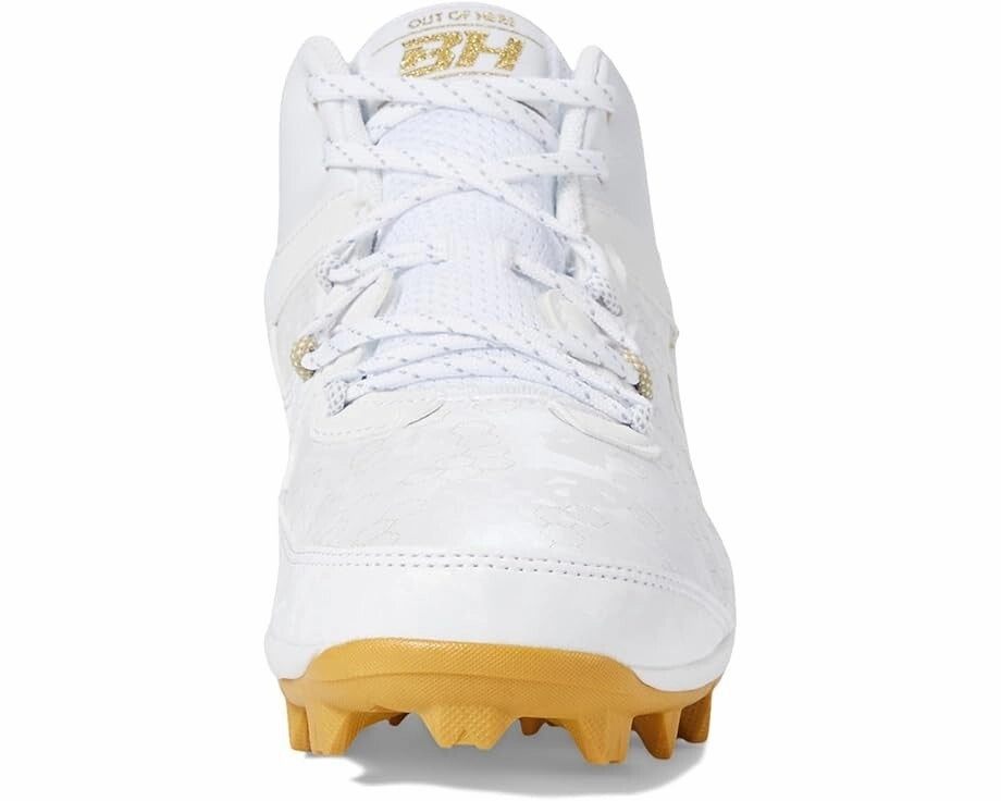 Under Armour Harper 8 Mid RM 3026592-100 Men's White Baseball Cleats KHD2713