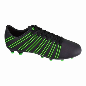 Unisex Madero Firm Ground Soccer Shoe In Black/green Cheap Mens Athletic Sneakers
