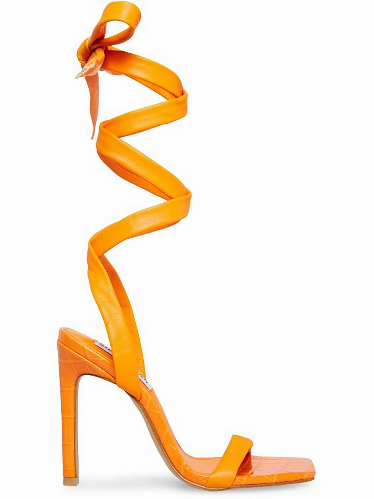 Utilize Womens Faux Leather Wrap Heels Stylish Womens Sandals for less