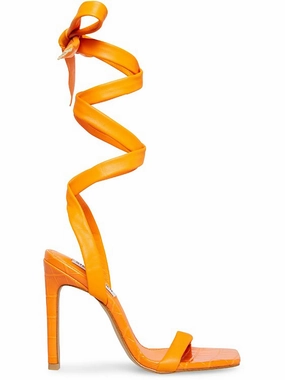 Utilize Womens Faux Leather Wrap Heels Stylish Womens Sandals for less