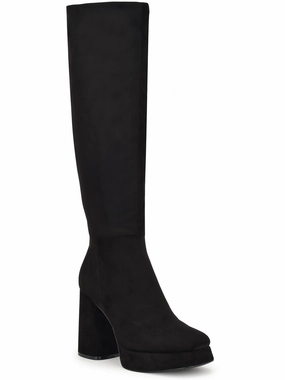 Vadda 2  Womens Faux Suede Wide Calf Knee-High Boots Womens Dress Boots for less