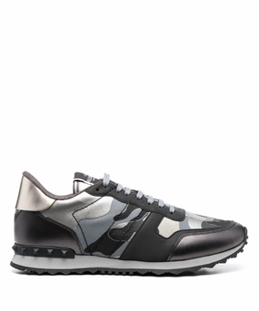 Valentino Garavani Camouflage Rockrunner low-top sneakers Mens Shoes online flash sale