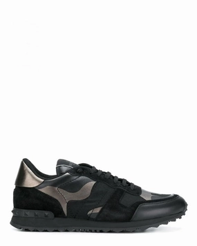 Valentino Garavani Camouflage Rockrunner sneakers Mens Shoes online flash sale