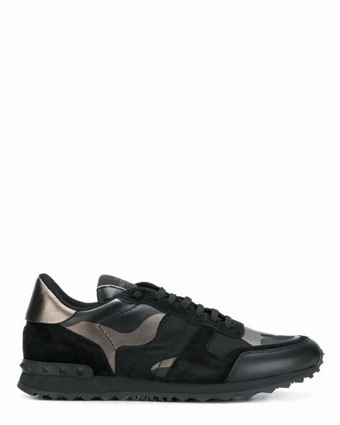Valentino Garavani Camouflage Rockrunner sneakers Mens Shoes online flash sale