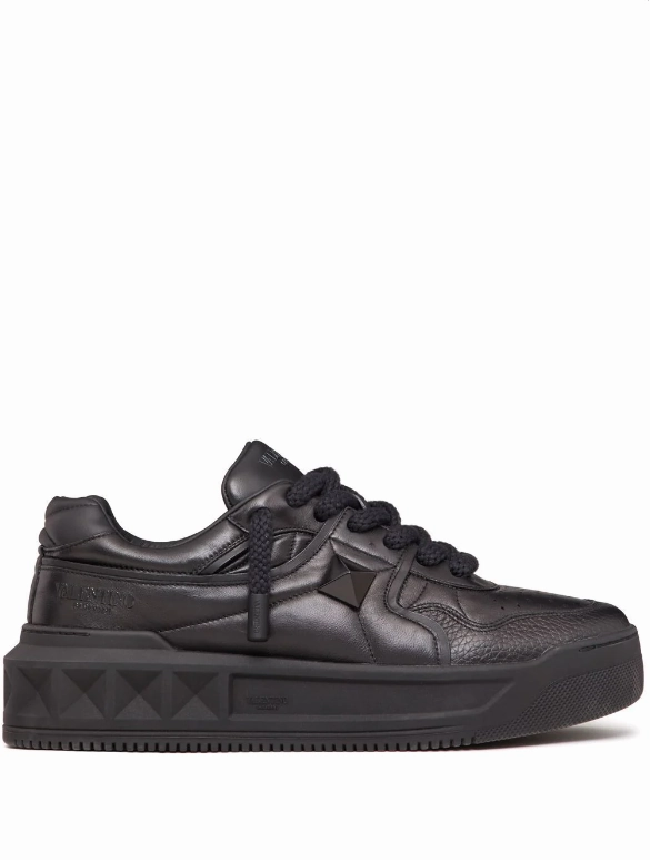 Valentino Garavani ONE STUD XL Low-Top Sneaker in nappa leather Mens Shoes online flash sale