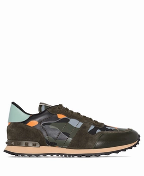 Valentino Garavani Rockrunner low-top sneakers Mens Shoes online flash sale