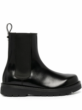 Valentino Garavani Rockstud leather boots Mens Shoes online flash sale