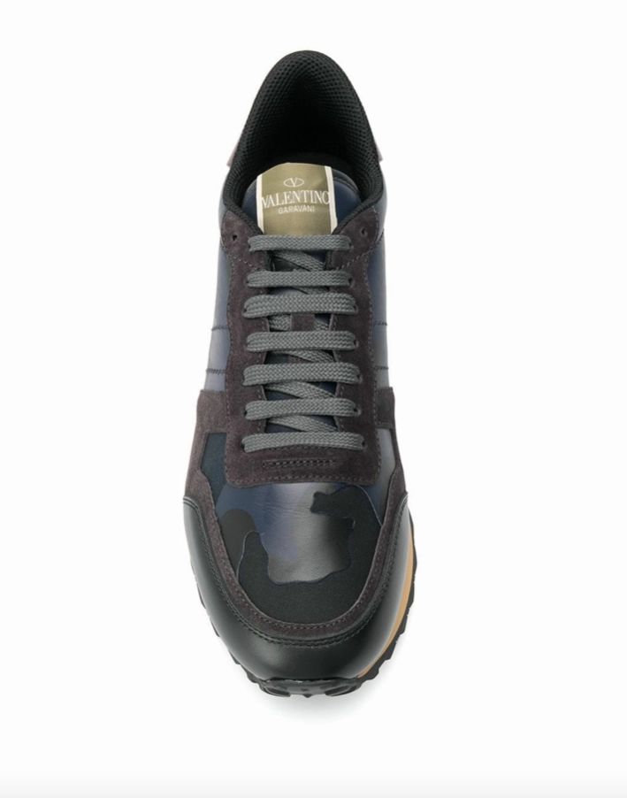 Valentino Garavani Rockstud Rockrunner camouflage sneakers