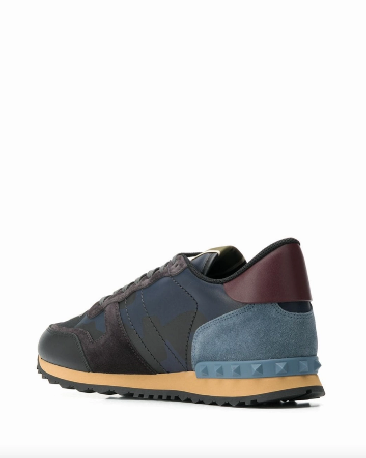Valentino Garavani Rockstud Rockrunner camouflage sneakers