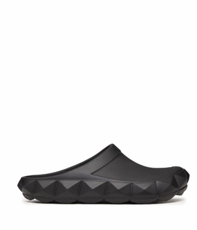 Valentino Garavani Roman Stud Turtle clog in rubber Mens Shoes online flash sale