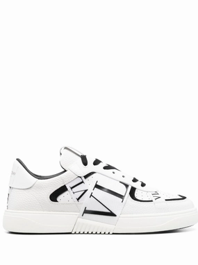 Valentino Garavani VL7N panelled logo-print sneakers Mens Shoes online flash sale