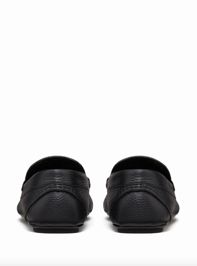 Valentino Garavani VLogo signature driving shoe in grainy calfskin leather