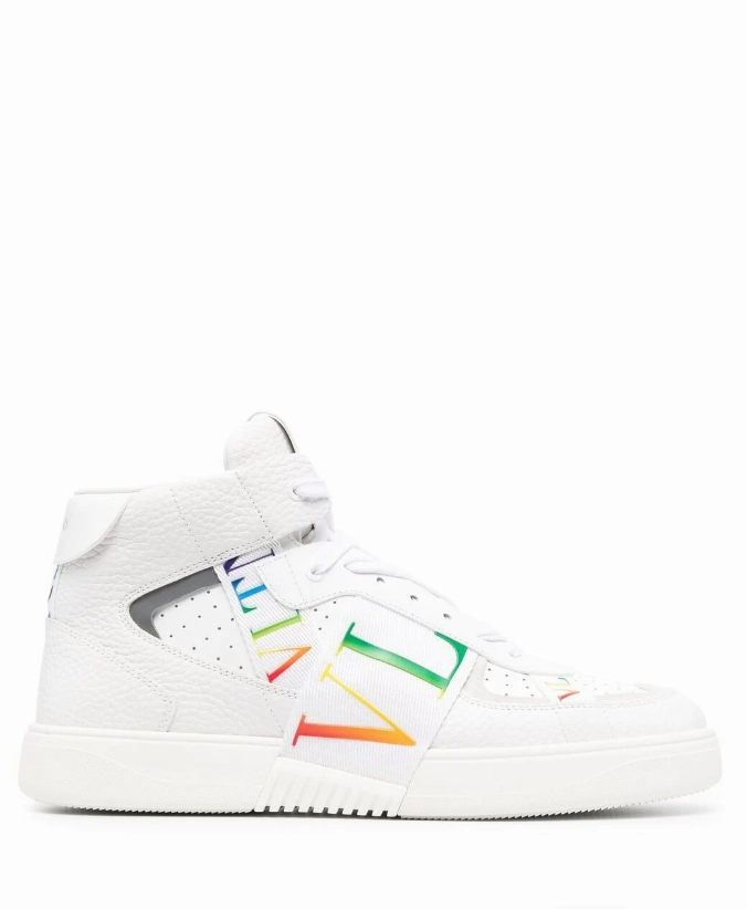 Valentino Garavani VLTN high-top sneakers Mens Shoes online flash sale
