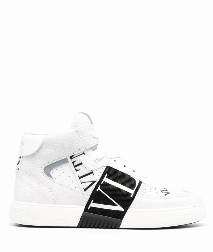 Valentino Garavani VLTN print band sneakers Mens Shoes online flash sale