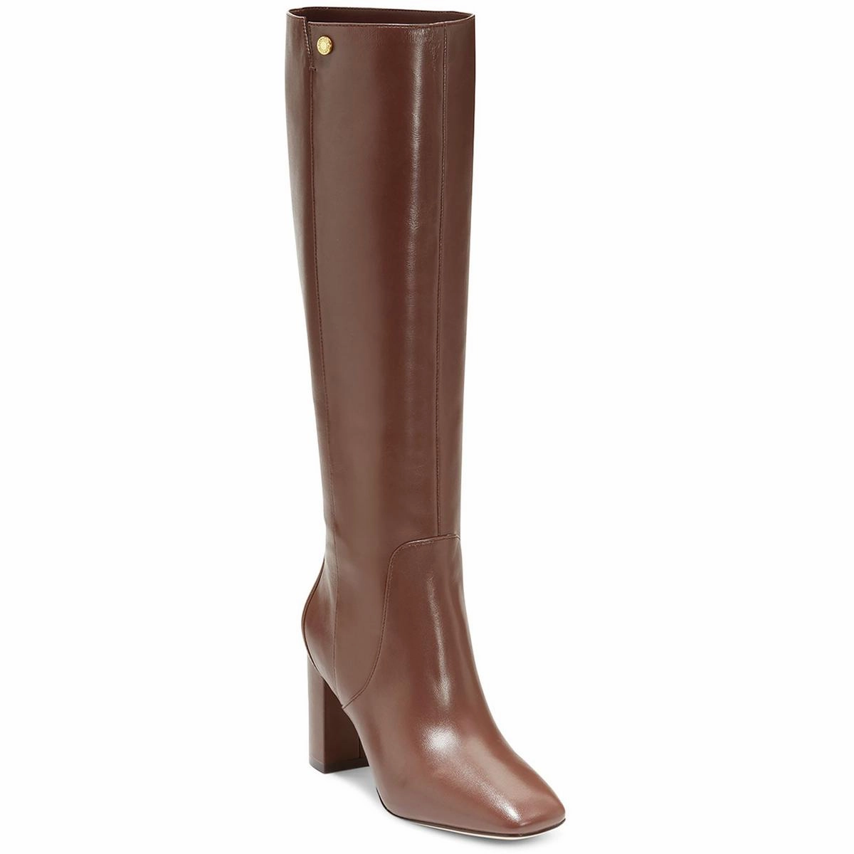 Valley Womens Leather Square Toe Knee-High Boots