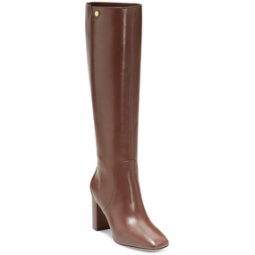 Valley Womens Leather Square Toe Knee-High Boots Cheap Womens Boots for winter