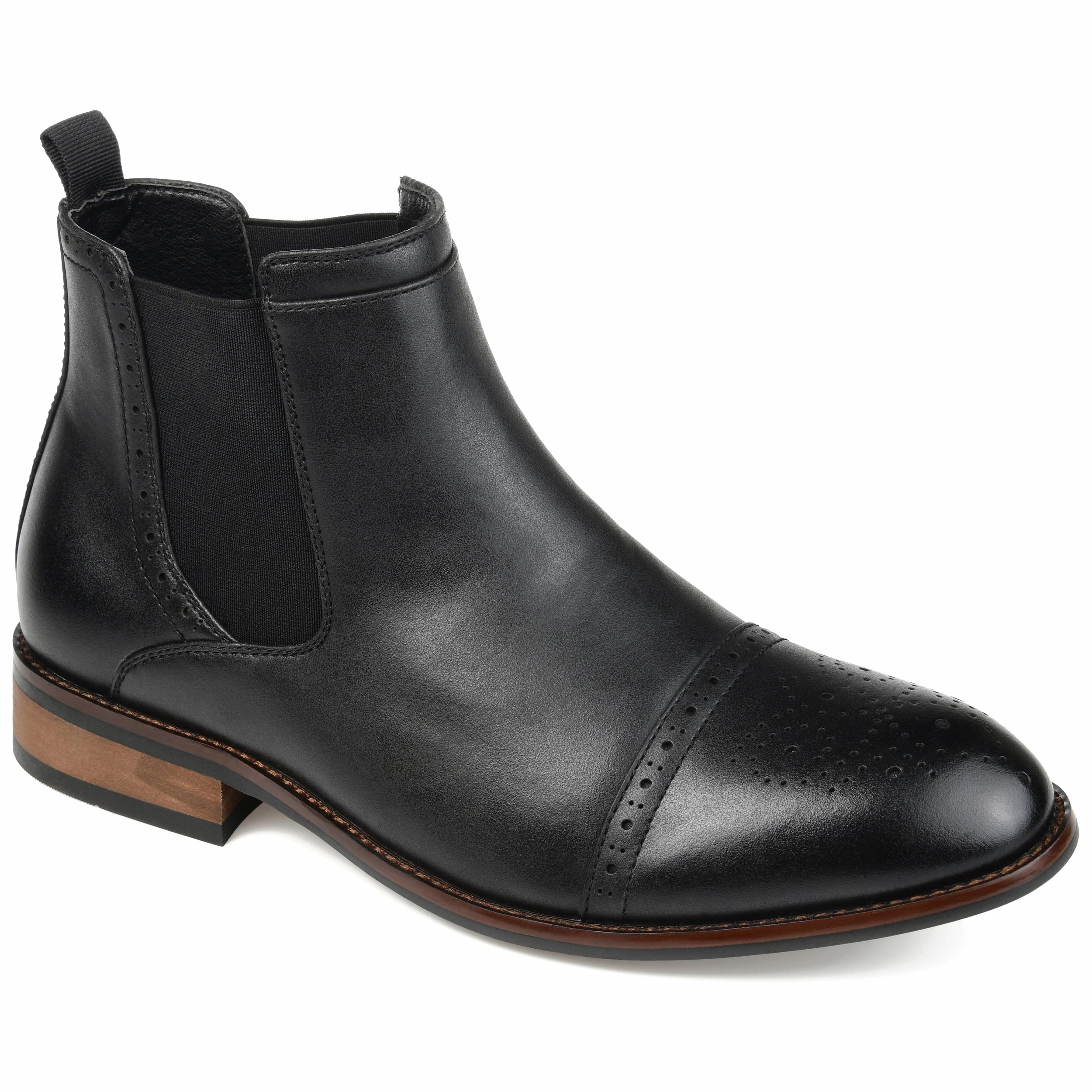 Vance Co. Garrett Cap Toe Chelsea Boot