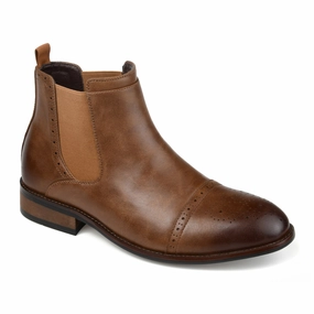 Vance Co. Garrett Cap Toe Chelsea Boot Cheap Mens Boots & Chukkas