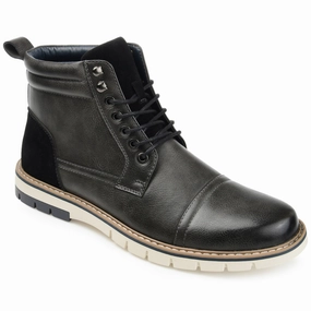 Vance Co. Lucien Cap Toe Ankle Boot Sale on Mens Chukka Footwear