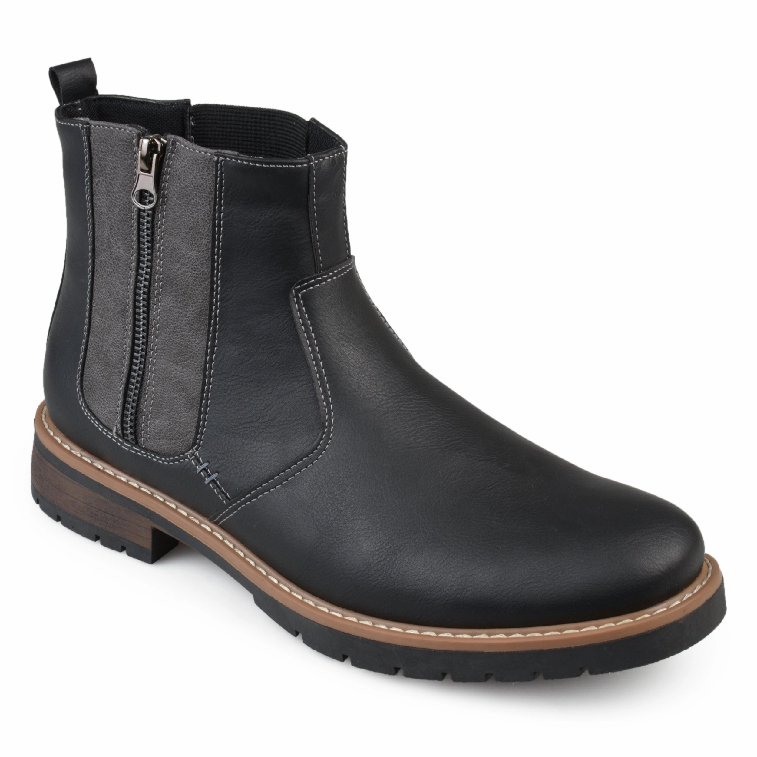 Vance Co. Men's Pratt Wide-width Ankle Boot Sale on Mens Chukka Footwear