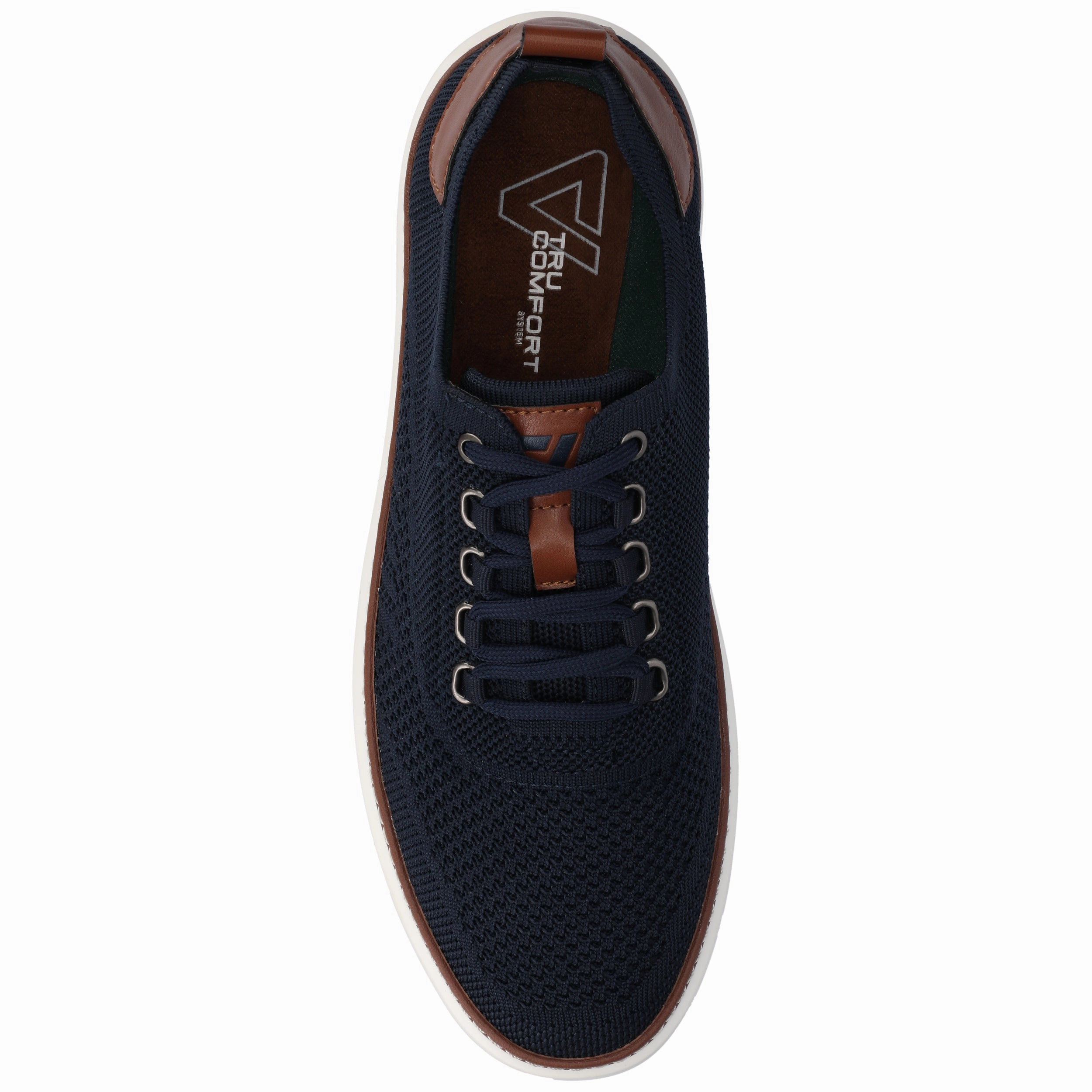 Vance Norris Medium and Wide Width Lace-up Casual Knit Sneaker