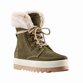 Vanetta Suede Winter Boot In Olive Womens Winter & Rain Boots online