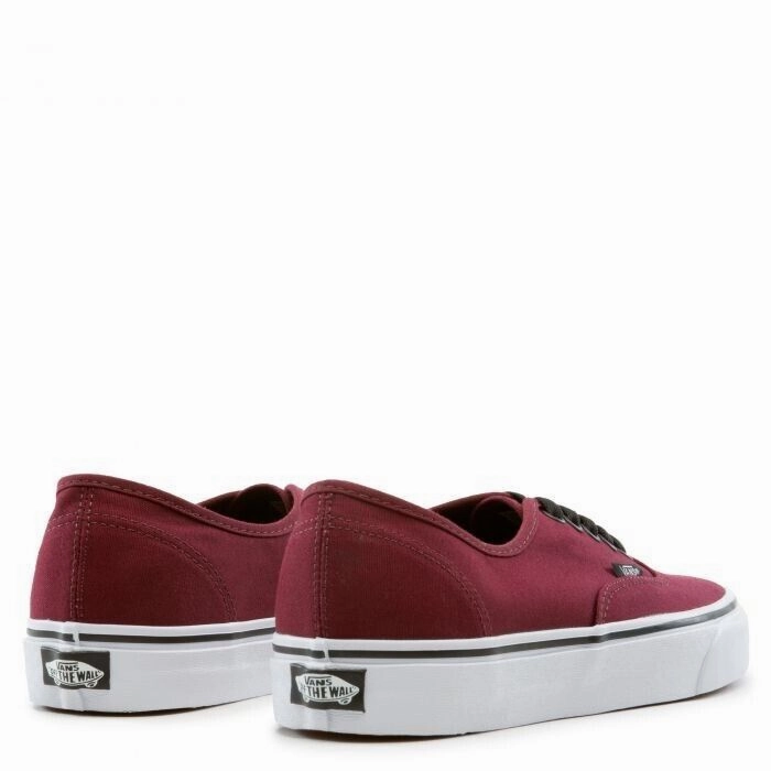 Vans Authentic VN000QER5U8 Sneakers Men US 7 Burgundy Canvas Skate Shoes RHS3262