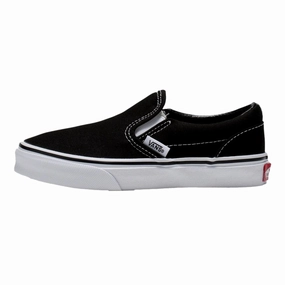 Vans Classic Slip-On Black/True White  VN000ZBU6BT Pre-School Boys Sandals on clearance
