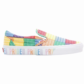 Vans Classic Slip-On Pride/Multi/True White  VN0A4BUT3WJ1 Pre-School Boys Sandals on clearance