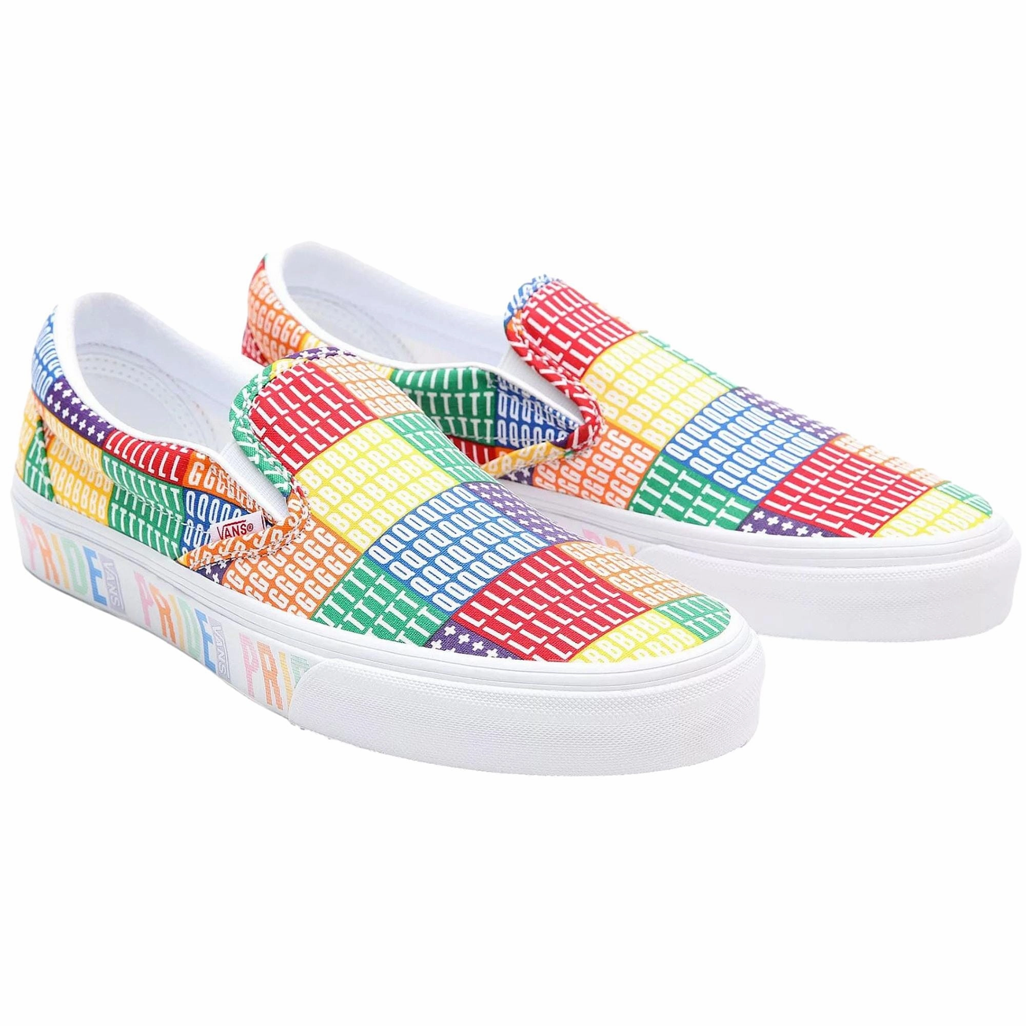 Vans Classic Slip-On Pride/Multi/True White  VN0A4BUT3WJ1 Pre-School