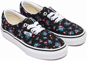 Vans Era VN0A38H88KI Kids Ditsy Flora Black True White Shoes Size US 10.5 ZJ112 Girls Athletic Shoes on sale
