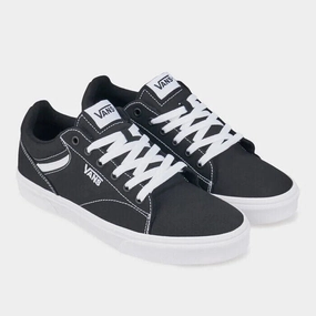 Vans Seldan VA4TZE187 Sneakers Men's Black White Canvas Lace Up Skateboard Shoes Mens Athletic Shoes clearance sale