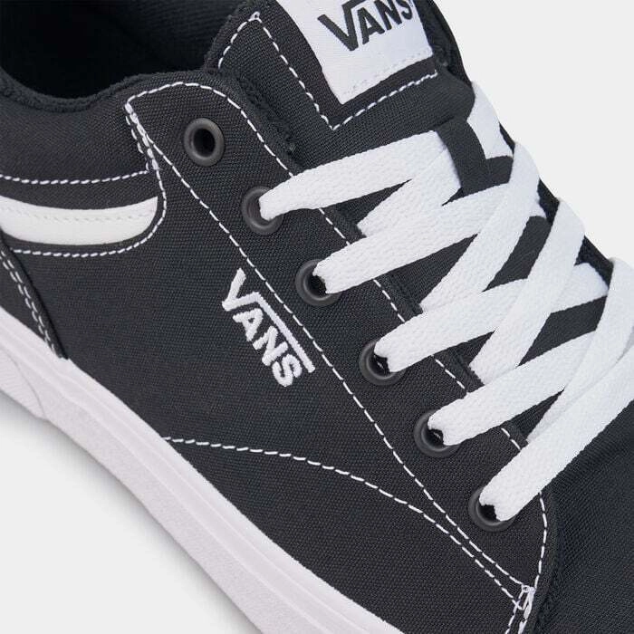 Vans Seldan VA4TZE187 Sneakers Men's Black White Canvas Lace Up Skateboard Shoes