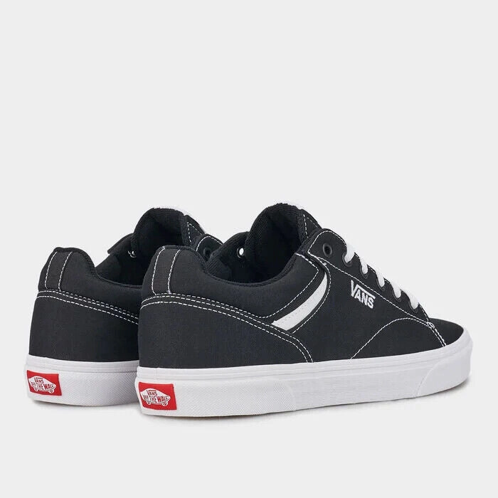 Vans Seldan VA4TZE187 Sneakers Men's Black White Canvas Lace Up Skateboard Shoes
