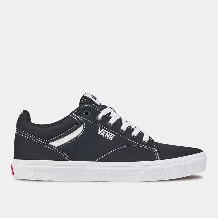 Vans Seldan VA4TZE187 Sneakers Men's Black White Canvas Lace Up Skateboard Shoes