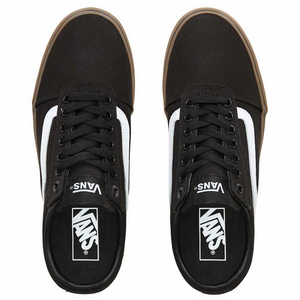 Vans Ward VN0A36EM7HI Sneaker Men's Black Gum Lace Up Skateboard Shoes